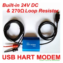 USB Hart модем WS232UP Hart протокол передатчик Hart коммуникатор 475 375 с 24VDC и встроенным петлевым резистором