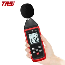 Tasi ta8151 medidor de nível de som digital testador de ruído detector tound decible monitor 30-130db alarme de instrumento de medição de áudio