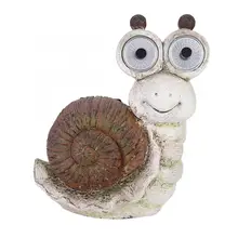 Имитация смолы украшение улитка Солнечный, садовый, наружный декоративный светильник для газона декоративный Декор светодиодный светильник-гирлянда