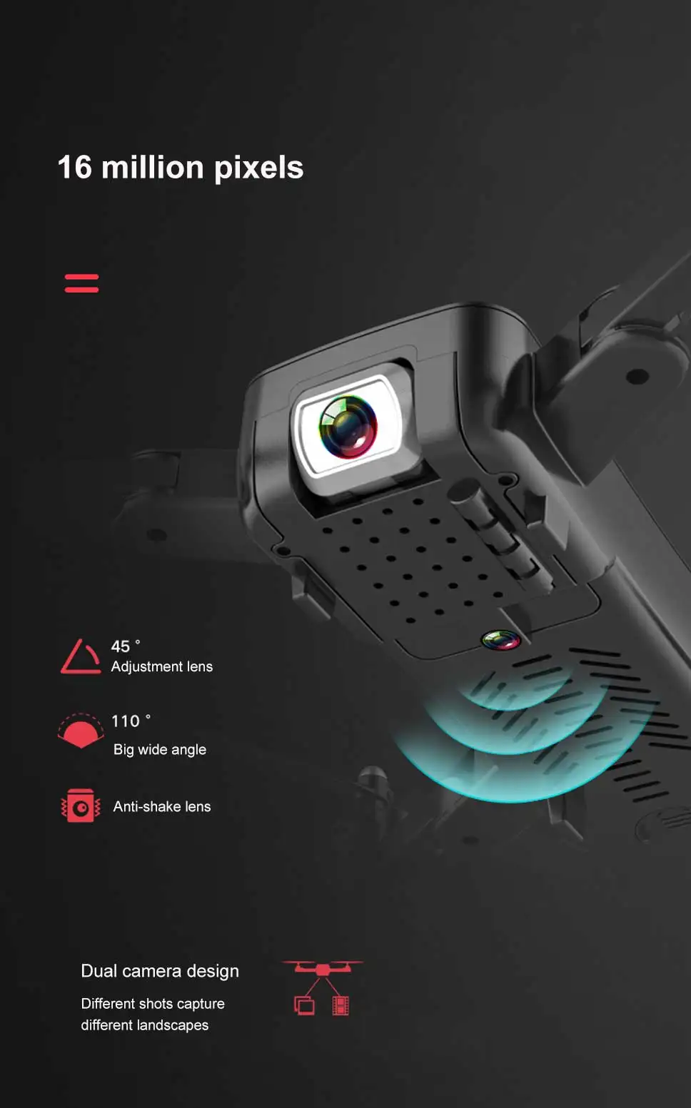 Дрон камера 4k HD WiFi FPV Квадрокоптер оптический поток hover высота держать двойной Вертолет камеры Дрон с камерой