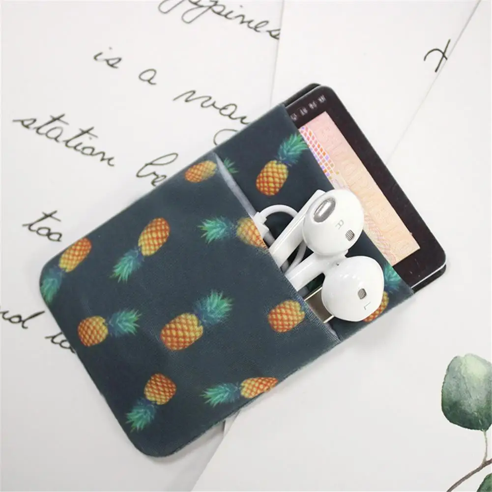 D Cell Phone Sticker Marble Lycra Sticker Card Pocket Wallet For Most Smartphones Material Super Fiber+ Lycra Strongly Adsorbed - Цвет: D