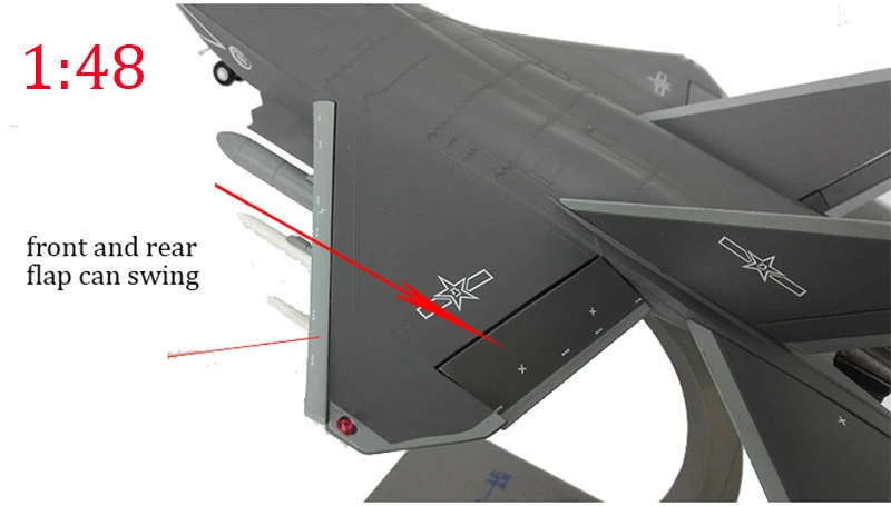 1/72, 1/48 масштаб, сплав, самолет, китайские ВВС, J-31, Gyrfalcon Fighter J31, модель, игрушки для детей, подарок для коллекции
