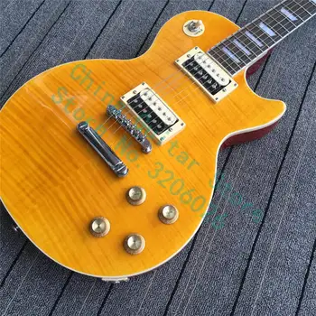 

S-Lash guitar in yellow.1pc mahogany body/neck;free shipping