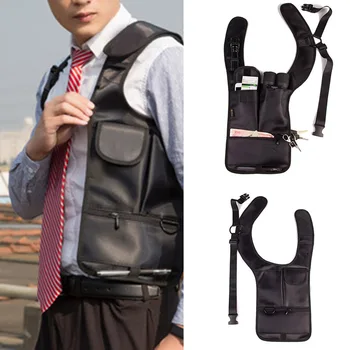 

Man Multi-function Shoulder Holster Armpit Bag Anti-theft Security for Key Headset Mobile Phone Money Tablets wallet J55