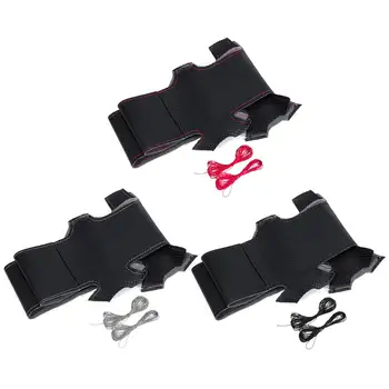 

New Stitched PU Microfiber Leather Car Steering Wheel Cover Covers Wrap for Volkswagen VW Passat B5 1996-2005 Golf 4 1998-2004