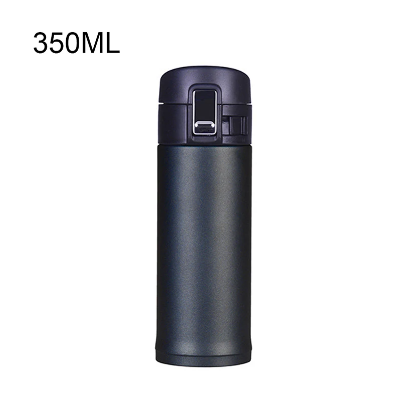 350ML blue HIFUAR 350/500 мл Термос с изоляцией кружка с двойными стенками Вакуумная чашка из нержавеющей стали Термос бутылка термос кружки для чая кофе - Цвет: 350ML blue