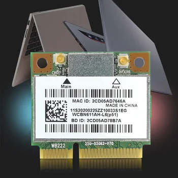 

Dual-Band Wireless Network Card AR5B22 300M 2.4/5G Bluetooth 4.0 Fit for Lenovo Bluetooth Supports 802.11 Home Office