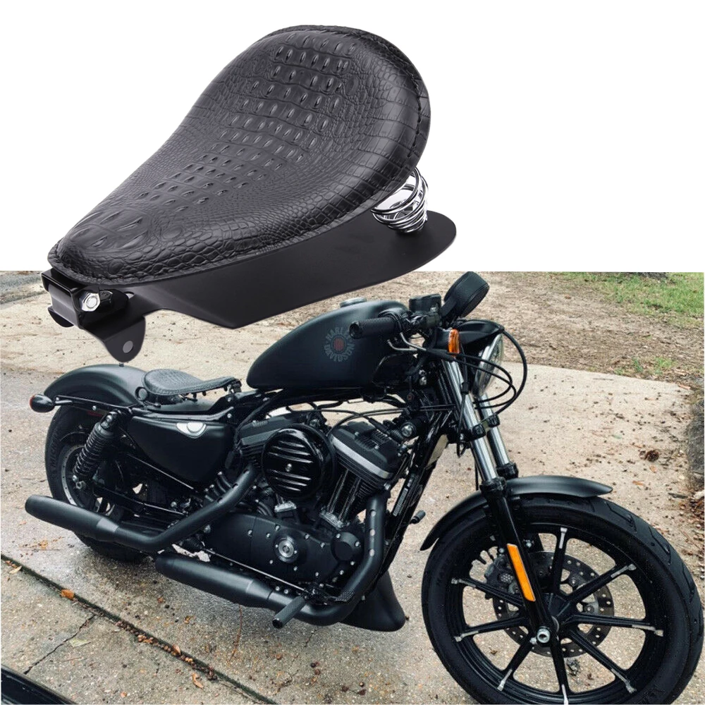 1 MCS Universel solo seat Spring Noir baril type 2/" Bobber Chop BC37545 T