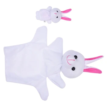 

White Rabbit Hand Puppet Finger Puppet