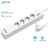 Wifi Smart Power Strip 4 EU Outlets 16A Plug Socket with USB Charging Port,App Voice Control Work By Alexa Google Home Assistant ► Photo 1/6