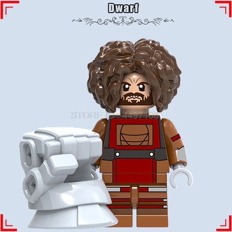 Tony Stark Капитан Америка Marvel Мстители повреждения Железный человек Kingpin Crossbone Quicksilver красный череп танос строительные блоки игрушки - Цвет: Dwarf