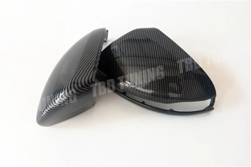 Carbon Fiber Look Mirror cover For Mercedes W205 W222 W213 W238 X205 For Benz C S GLC E Class AMG 1:1+ Only LHD