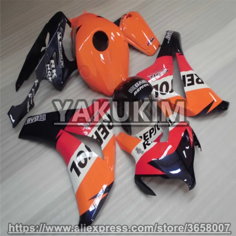 АБС-пластик инжекторный для Honda CBR1000RR 2008 2009 2010 2011 мотоциклетный чехол CBR 1000RR 2008 2009 2010 2011 по индивидуальному заказу