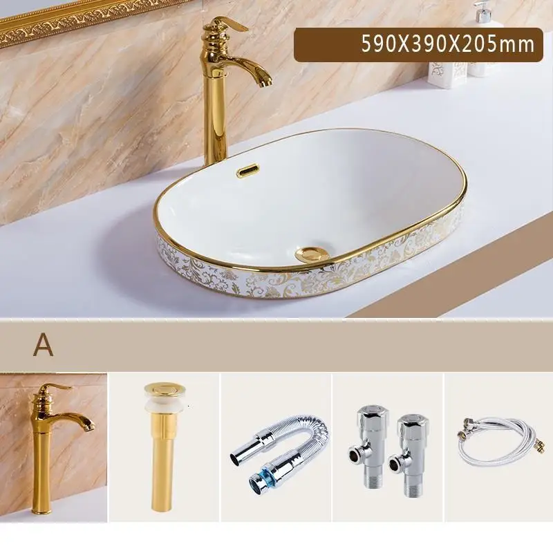 Number 5 Bagno Lavatorio Wasbak чаша Fregadero Umywalka Lavabo Sobre Encimera Evier De Pia Ванная Комната Раковина Куба Banheiro умывальник - Цвет: Number 5