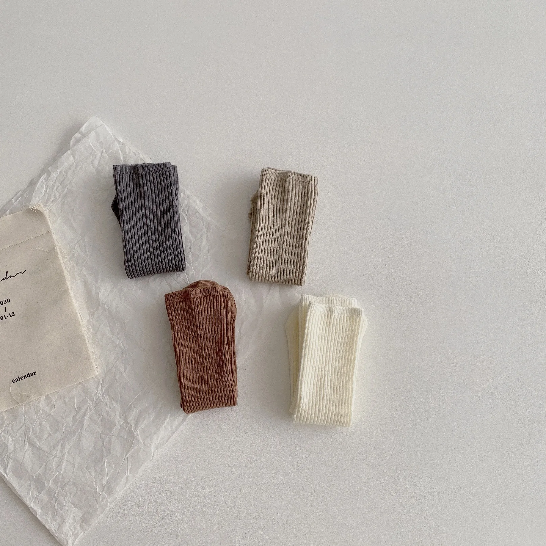 4 Pairs/lot New Baby Girls Socks Long Socks Kids Knee Length Soft Cotton Baby Socks Kids 0-8 Years Knee High Socks