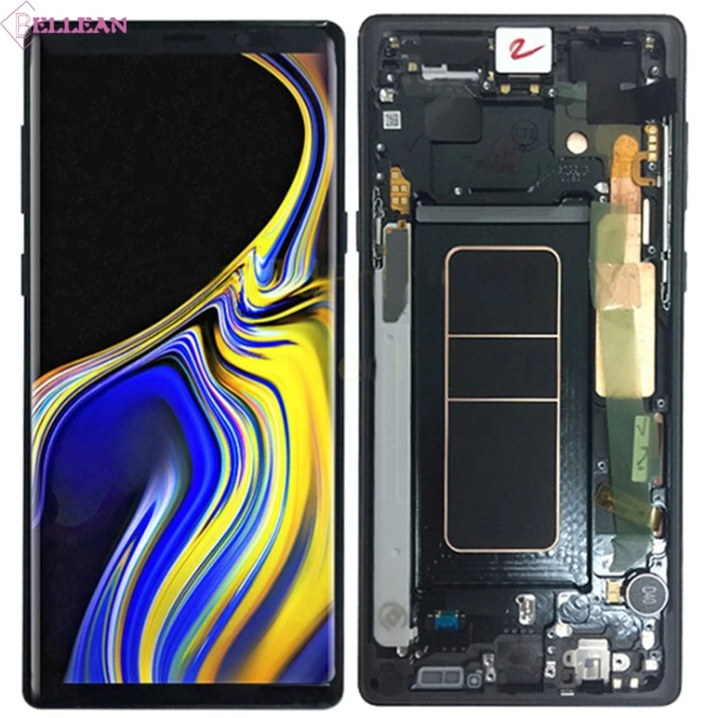 Скидка N960U N9600/DS дисплей HH для samsung Galaxy Note 9 Lcd SM-N960F/DS Lcd кодирующий преобразователь сенсорного экрана в сборе N960 Lcd+ рамка