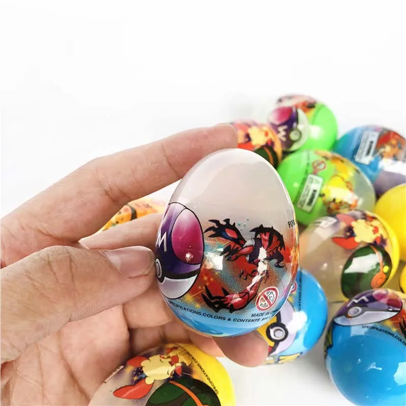 100pcs Multicolor Gashapon machines PokeBall Monster Pikachu Charmander Pet pokebolas Action Figure Game Ball Toy dropshipping