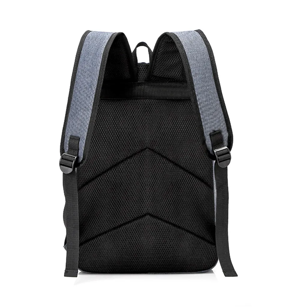 Dropshipping Casual Tops Plus Size Fashion Men Business Laptop Casual Backpack Student Bag Outdoor Travel Backpack With USB