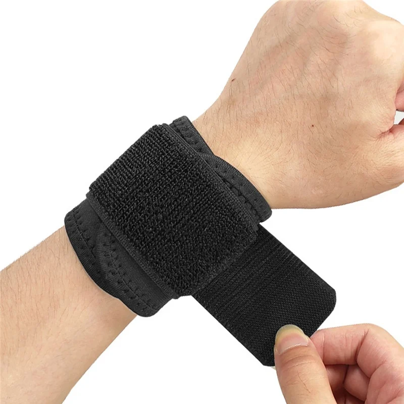 Sports Wrist Band Brace Wrap Adjustable Support Gym Strap Carpal Tunnel
