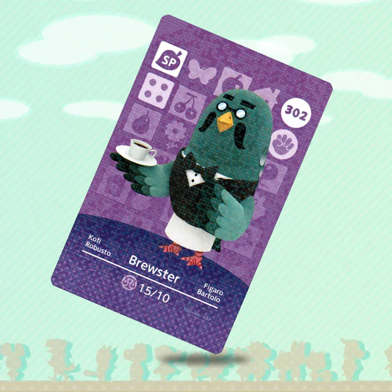 302 Brewster Animal Crossing Card Amiibo Card Work For Ns Switch Game New Horizons Access Control Cards Aliexpress