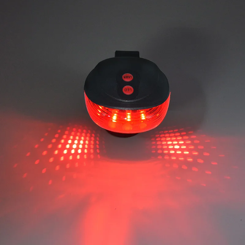 Star Line 5LED+ 2 Лазерный светильник для горного велосипеда и велосипеда, лазерный задний светильник для велоспорта, Предупреждение ющий задний фонарь, 7 моделей THJ99 - Цвет: Star Line