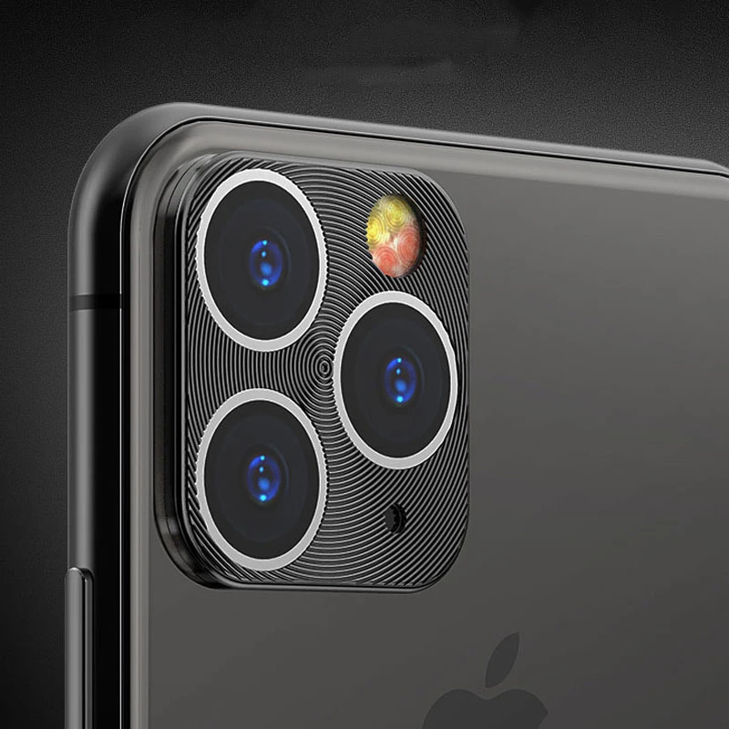Для iPhone 11 Pro Max задняя камера металлический протектор объектива чехол кольцо Крышка для iPhone X XS MAX XR 7 8 Plus металлический протектор объектива