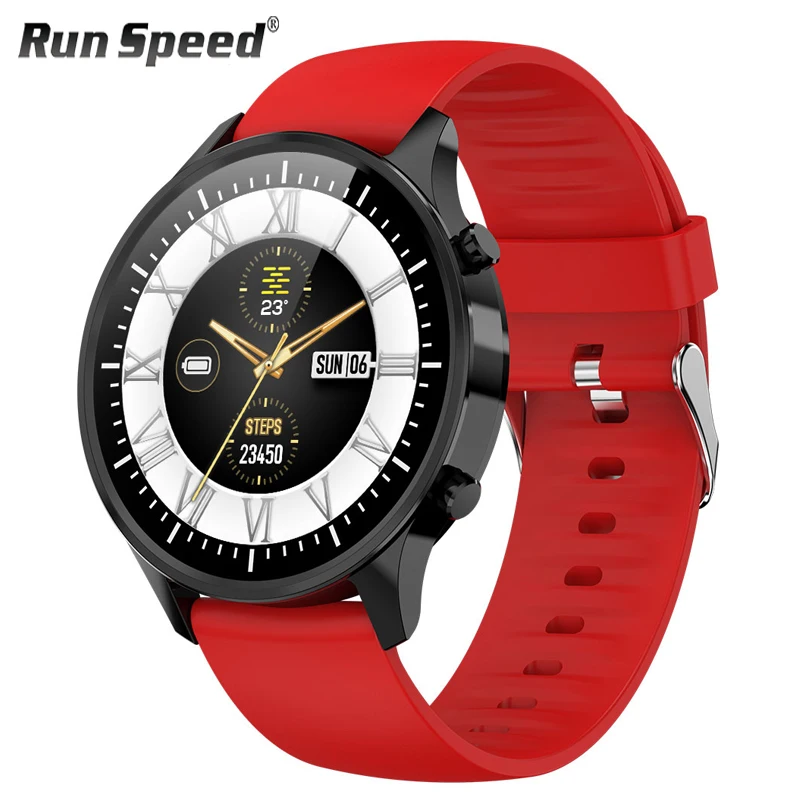 

G21 Women Smart Watch IP68 Waterproof Fitness Tracker Heart Rate Monitor 1.28 inch Round Screen Men Smartwatch for IOS Android