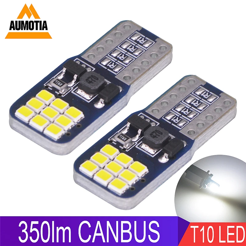 10x CANBUS 350lm супер яркий smd T10 Автомобильный светодиодный светильник W5W 18 21 светодиодный s авто внутренний боковой светильник s лампа номерного знака