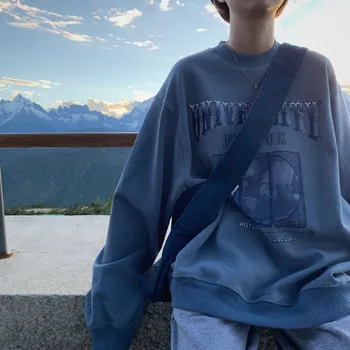 

Autumn Hoodies Women Female Long Sleeve Autumn Harajuku Hoodies Sweatshirt Women Hooded Female Pullover Loose Long Sleeve