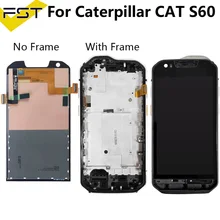 4,7 дюймов для гусеницы CAT S60 ЖК-дисплей+ кодирующий преобразователь сенсорного экрана в сборе с рамкой запасные части+ Инструменты