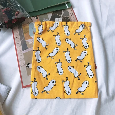 Корейский ulzzang Харадзюку Мультфильм Drawstring Женская Новая мода Портативный Путешествия Повседневная Женская Drawstring Карманный - Цвет: 3