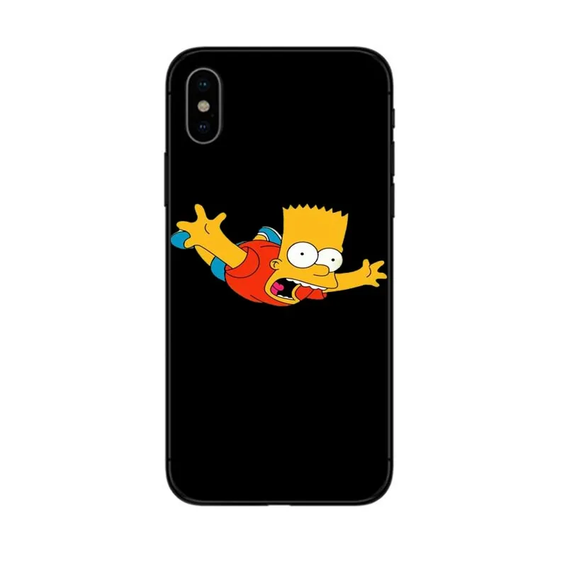 Style 8 GYKZ смешной Homer J. Simpson Черный силиконовый чехол для телефона для iPhone 7 11 Pro XS MAX XR X 8 6 6s Plus 5 мультяшная Мягкая матовая задняя крышка - Цвет: Style 8
