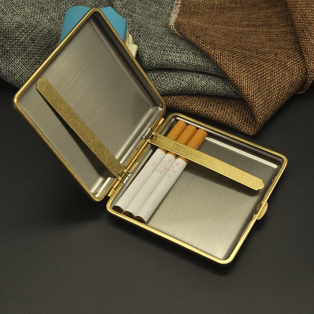 20Pcs Retro Lengthened Thin Cigarette Case Leather Material Split  Wear-resistant Anti-Pressure Cigarette Accessories - AliExpress