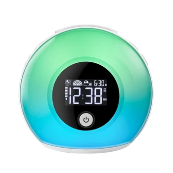 

New Sleep o Light Colorful Night Light Bluetooth Speaker Alarm Clock Suitable for Heavy Sleepers