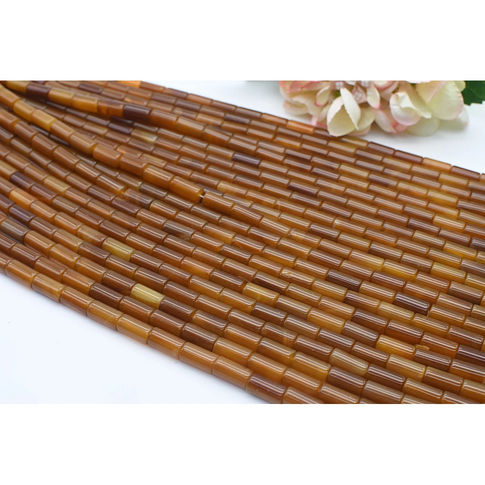 16x8mm Natural Smooth Aventurine Columnar shape stone Beads For DIY necklace bracelet jewelry make 15 