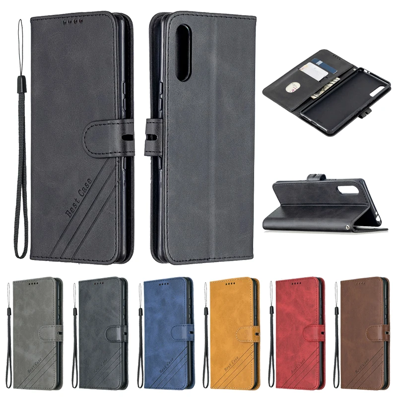 For Sony Xperia L4 Case Leather Flip na Coque Phone L 4 Fundas Magnetic Wallet Cover Etui | Мобильные телефоны и