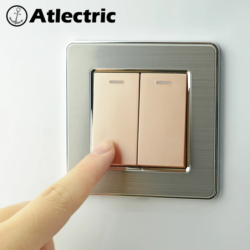 Atlectric светильник переключатель 1 2 3 4 банды позиционная клавиша настенный