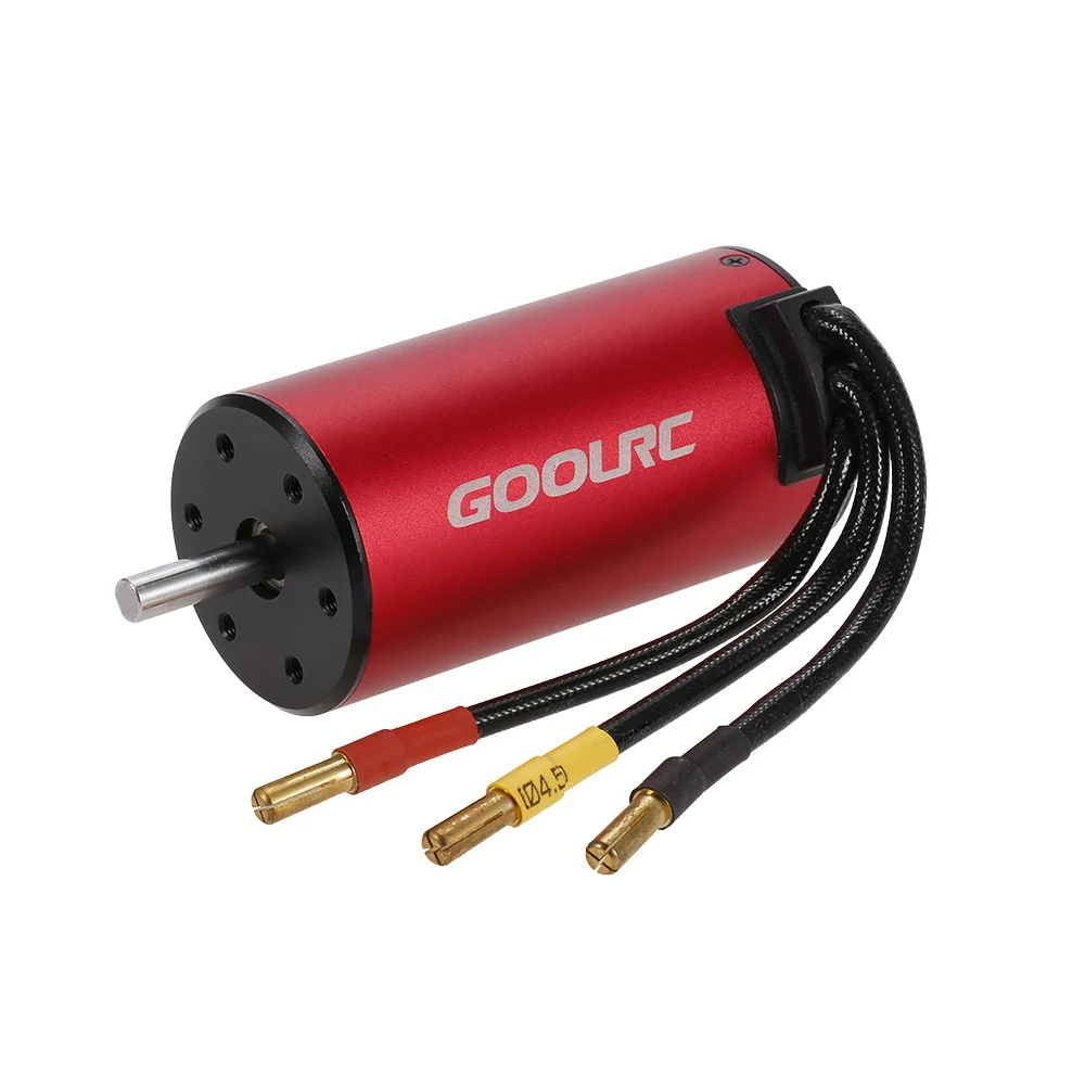 

Original GoolRC S3670 2650KV 4 Pole Waterproof Brushless Sensorless Motor for 1/8 RC Car Parts Accessories