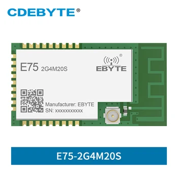 

Ebyte E75-2G4M20S ZigBee Module JN5168 2.4GHz IoT 20dBm 256 KB Flash 32 KB RAM PCB Stamp Hole SPI Wireless Transceiver