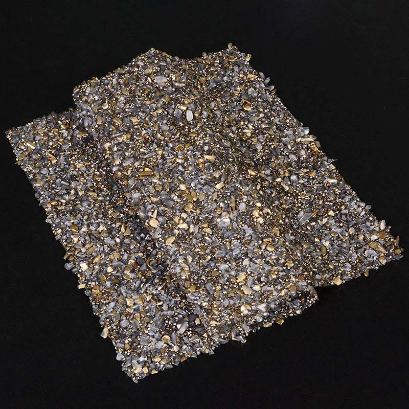 Gold Домашние прямые продажи новые модные креативные пластиковые сетки горный хрусталь DIY ремесла 24*40 горячего расплава стекло резиновая сетка горный хрусталь - Цвет: Gold