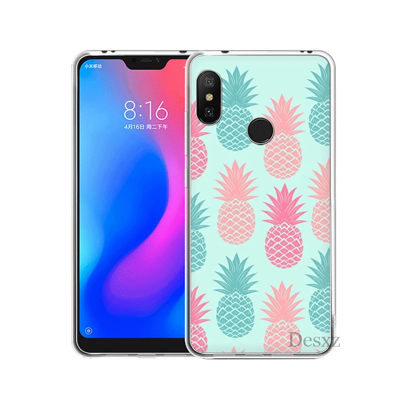 Мобильный чехол для телефона для Xiaomi mi 5 5S 6 mi x 2S 8 A1 A2 5X 6X Lite F1 9 9T MAX 3 A3 Pro CC9 CC9E крышка с рисунком ананаса