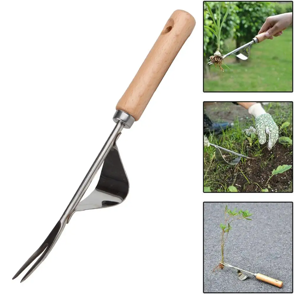 

Homes Hand Weeder Weeding Weed Dandelion Remover Puller Tool Fork Garden Tool