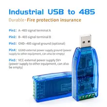 Industrial USB To RS485 Converter Upgrade Protection RS485 Converter Compatibility V2.0 Standard RS 485 A Connector Board Module