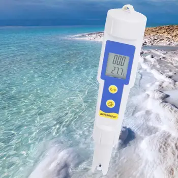 

Portable SA1397 Mini Electronic Digital Salinity Meter Salinometer Halometer Salt Gauge Concentration Meter