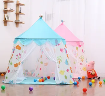 

Folding children's tent game house indoor Princess Castle boy's toy house baby outdoor game tent