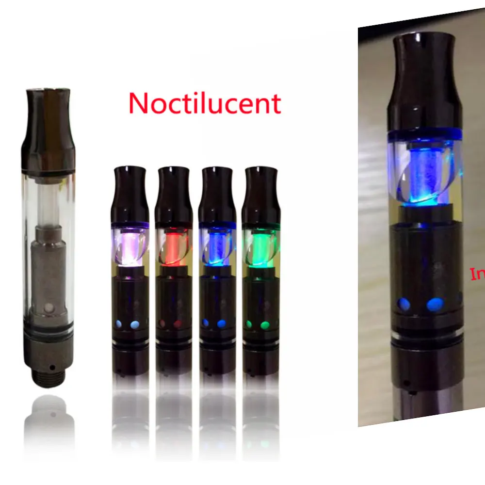 2022 Electronic cigarette vape pen preheat battery CBD Cartridge and Vaporizer Tank Ceramic Coil Glass Vaporizer