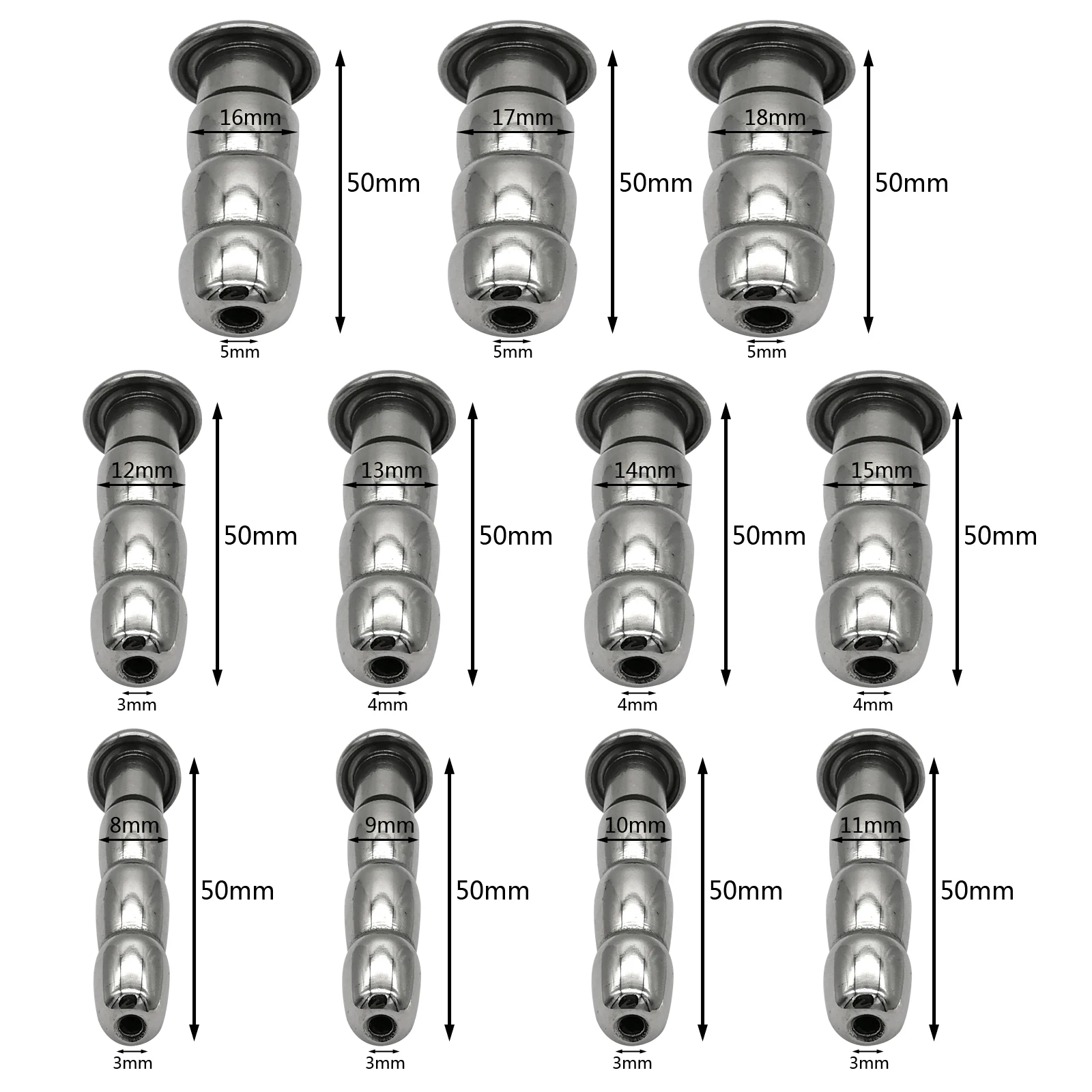 Silicone urethral dilator urethral dilator male stainless steel urethra catheter penis urinary plug sex toy adult game urethra stimulate dilator masturbation rod S005
