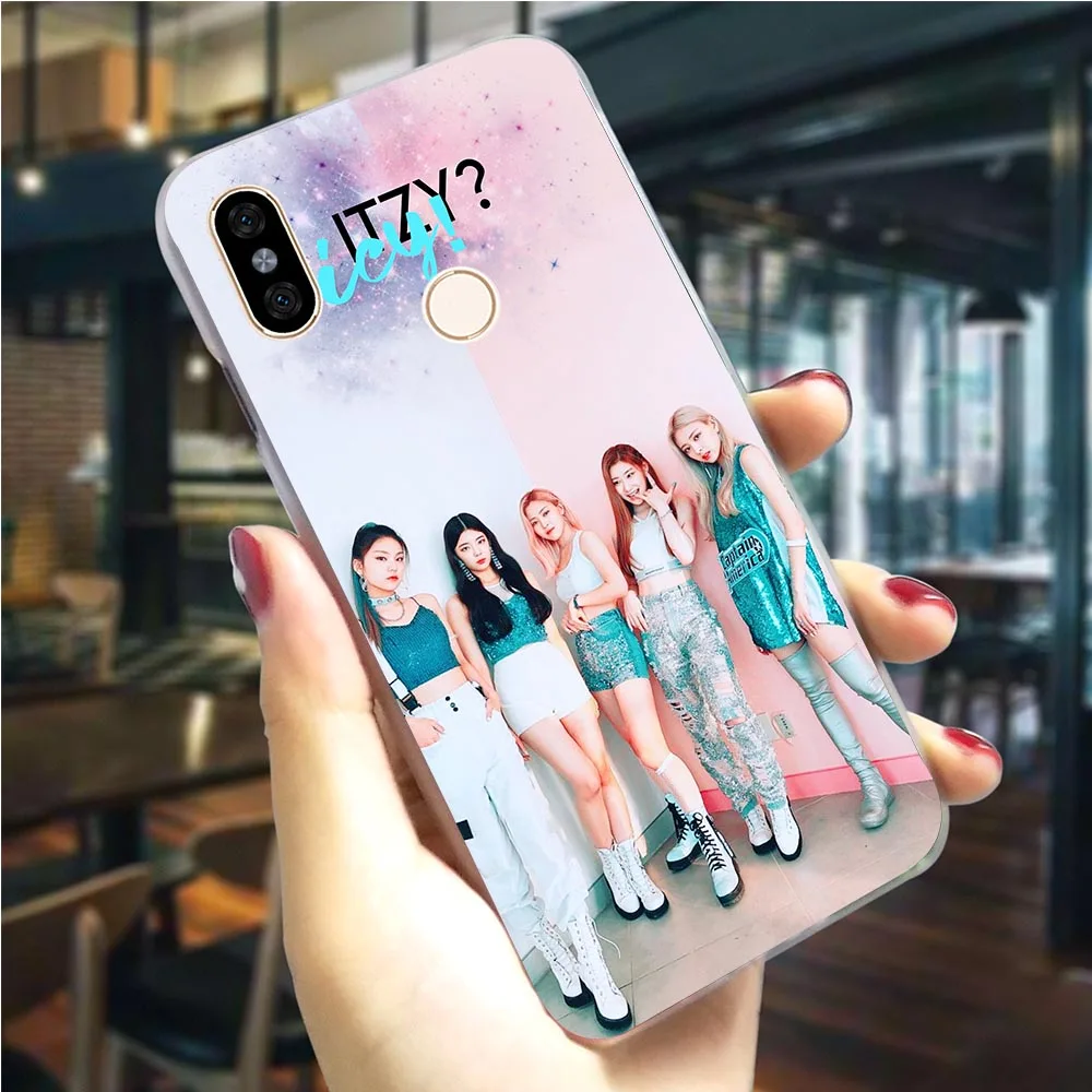 Жесткий чехол Kpop ITZY для телефона Xiaomi Mi A1 5X A2 A3 6X 6 8 Lite 9 se Mix 2S 9T Pro CC9E CC9 Pocophone F1 |