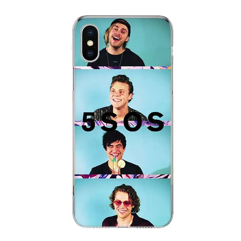 5SOS 5 seconds of summer Soft Silicone Phone Case For Apple iphone 11 12 Mini Pro XR X XS Max 7 8 6 6S Plus + 7G 6G 5 SE Cover