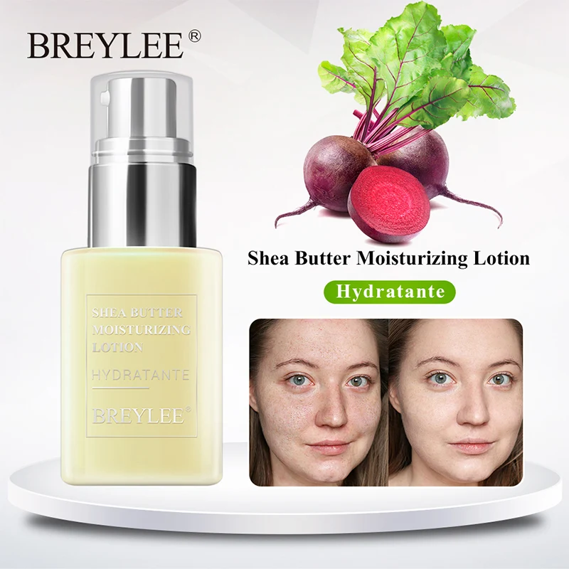 BREYLEE Face Cream Moisturizing Lotion Skin Care Shea Butter Moisturizer Anti Aging Emulsion Easy To Absorb 3